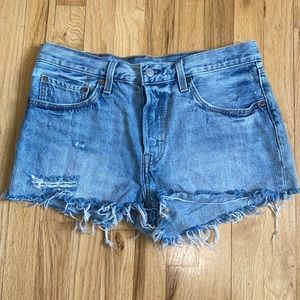 Levis Cutoffs Denim Shorts